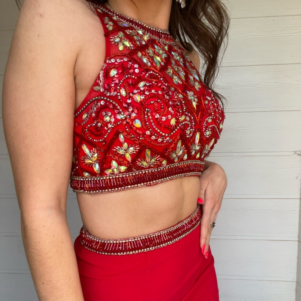 Sherri Hill 2 Piece Prom Dress